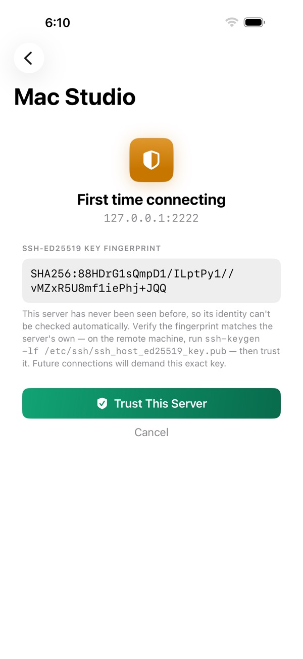 SSH Terminal & SFTP screenshot