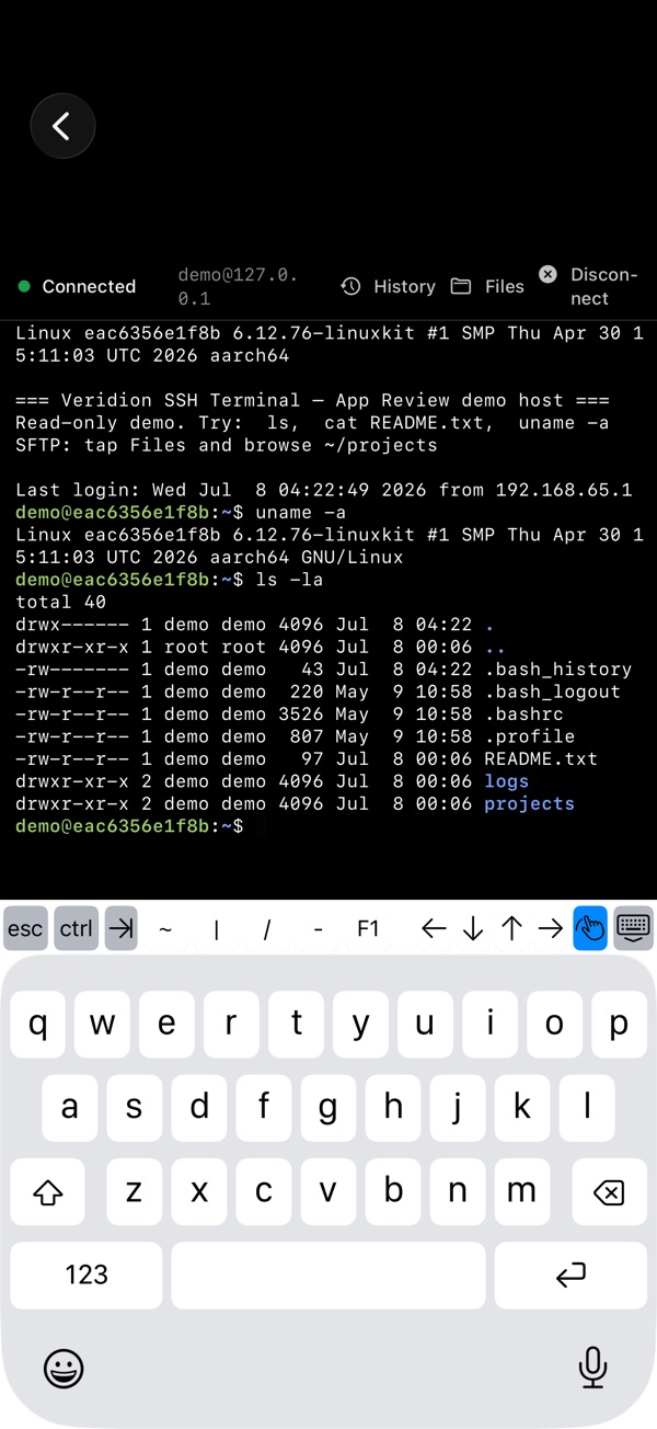 SSH Terminal & SFTP screenshot